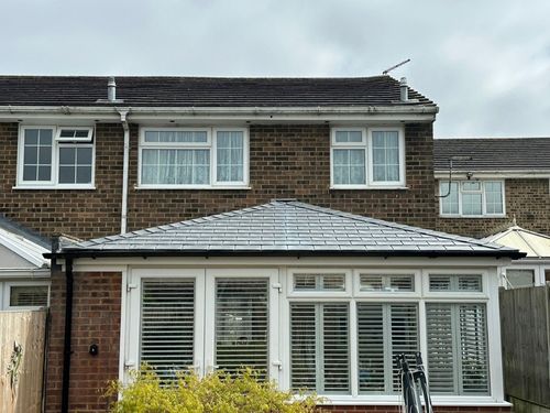 Modern Conservatory Roof Example in Northern England & North Wales